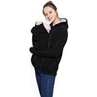 Los mejores  - F.G.Y 3 en 1 Mama Chaqueta Sudadera Canguro con Capucha- Abrigo Premamá para Mujer Multifunción- Calentar Portabebés…